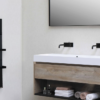 Herschel Select XLS – Black Infrared Towel Heater With Integrated Controls