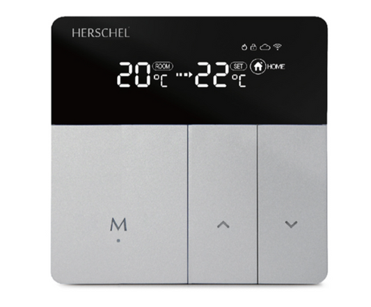 Herschel iQ T-MKS Mains Powered WiFi Thermostat Silver